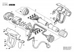 Bosch 0 603 29C 703 Phg 630 Dce Hot Air Gun 230 V / Eu Spare Parts